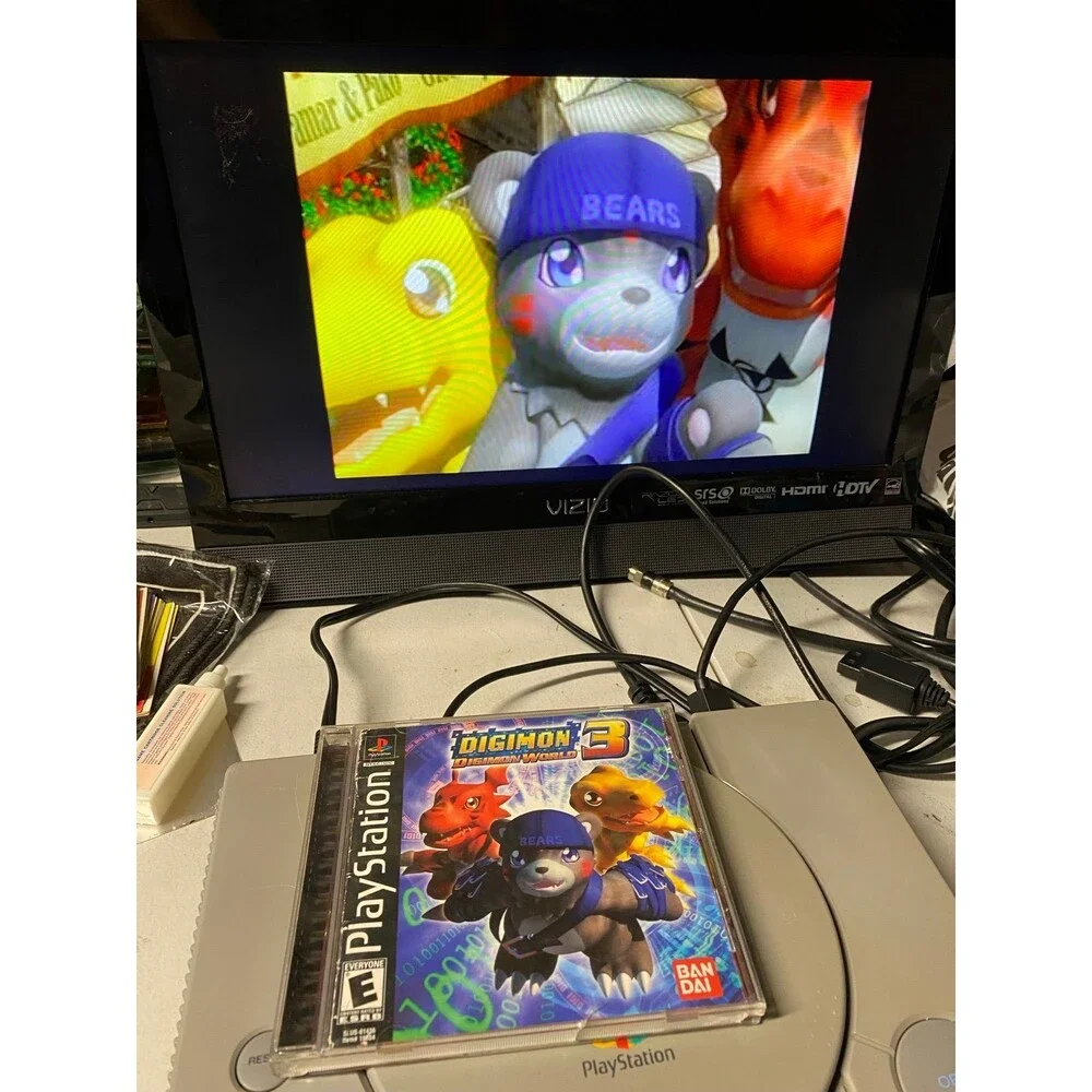 Digimon World 3 PS1 PlayStation 1 CIB Complete Manual Tested Authentic